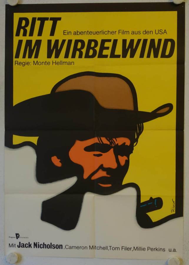 Ride in the Whirlwind original release east-german movie poster